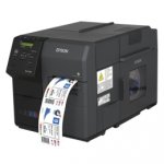 (Bild für) Epson ColorWorks C7500, Cutter, Disp., USB, Ethernet, schwarz